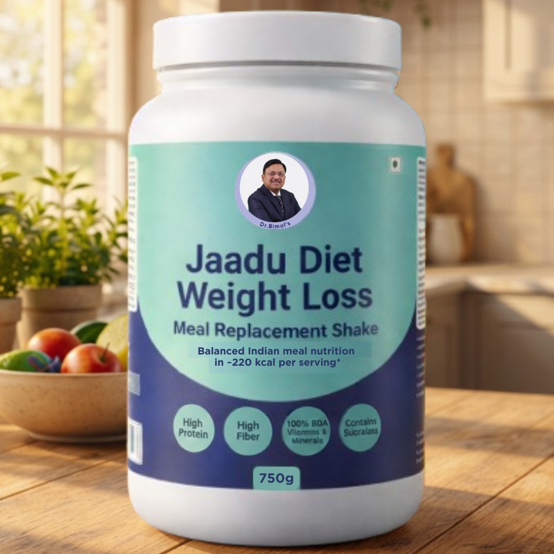 Jaadu Diet Weight Loss Meal Replacement Shake - 750g Pack | Clinically Formulated by Dr. Bimal Chhajer