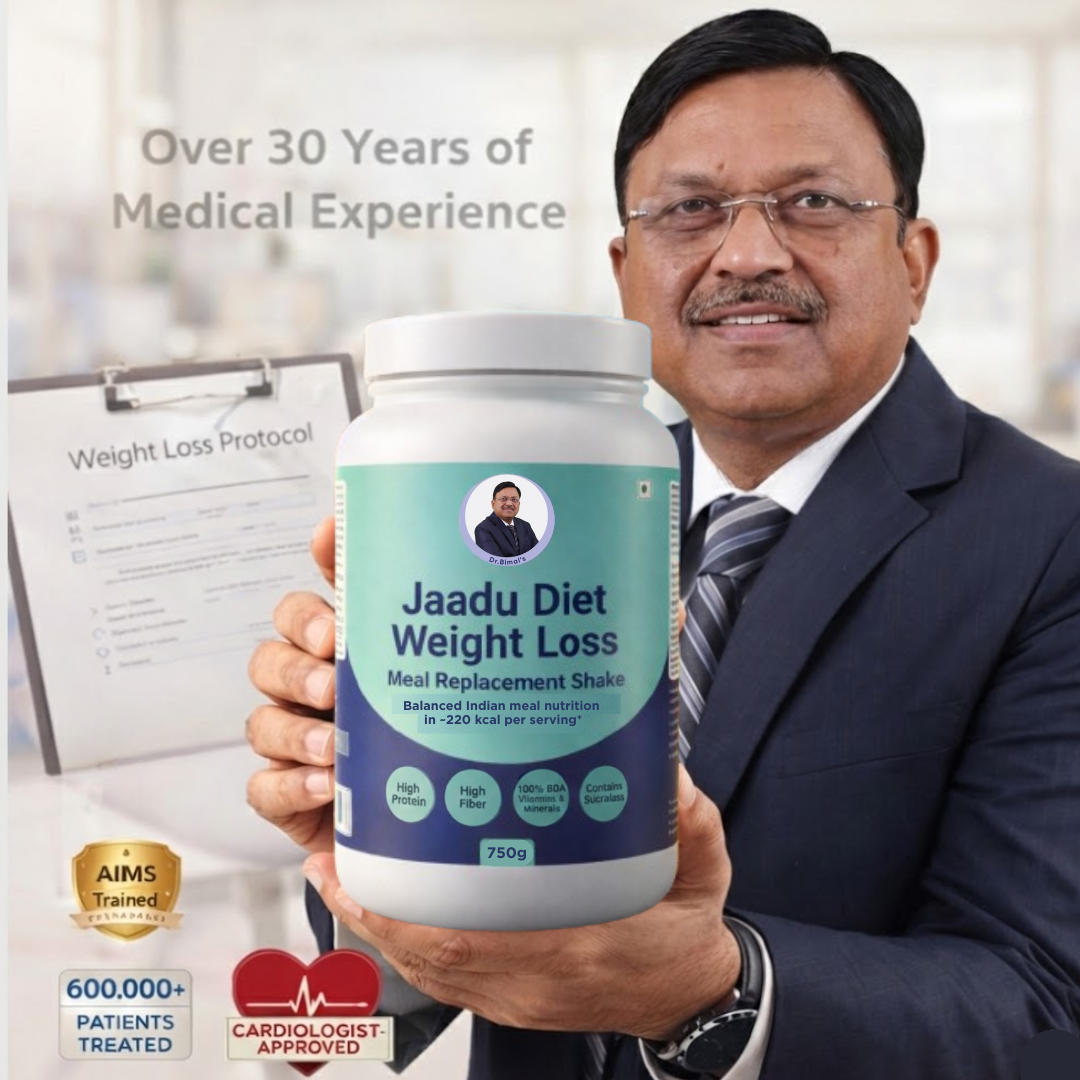 Jaadu Diet Weight Loss Meal Replacement Shake - 750g Pack | Clinically Formulated by Dr. Bimal Chhajer