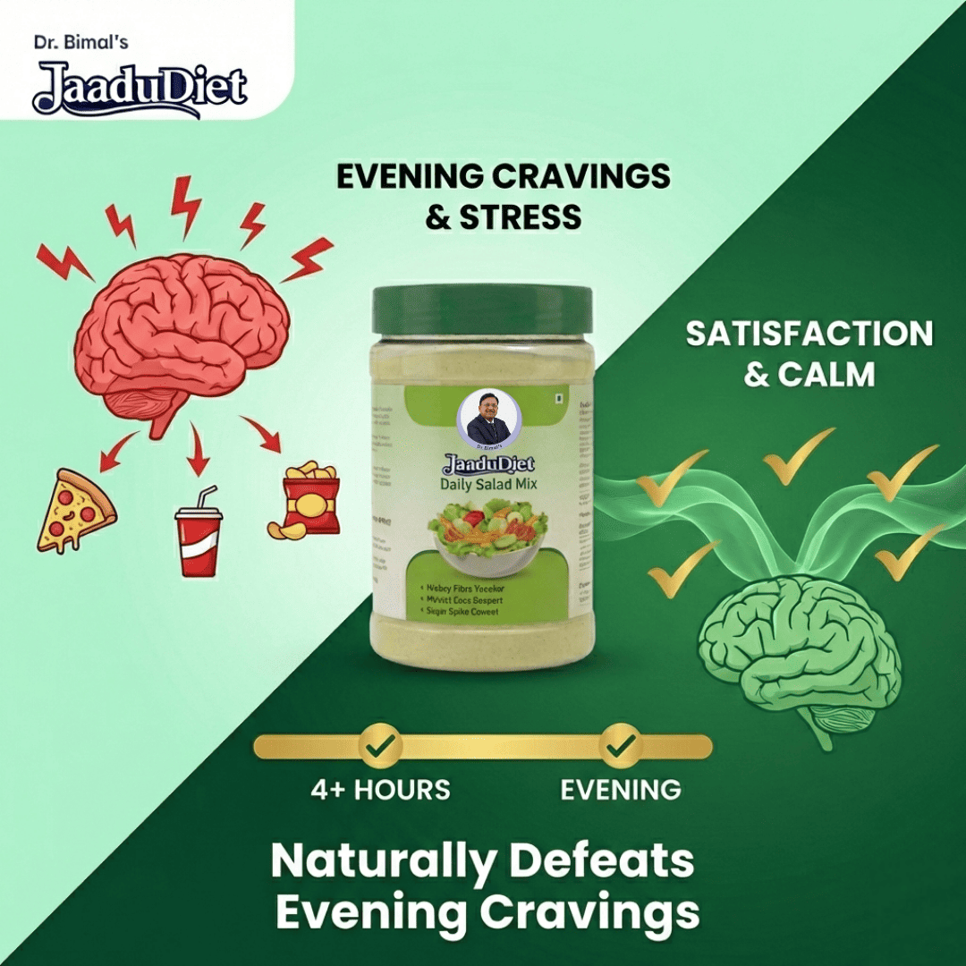 Dr Bimal's Jaadu Diet Daily Salad Mix - Ajwain Jeera Flavor | 300g (30 Servings)