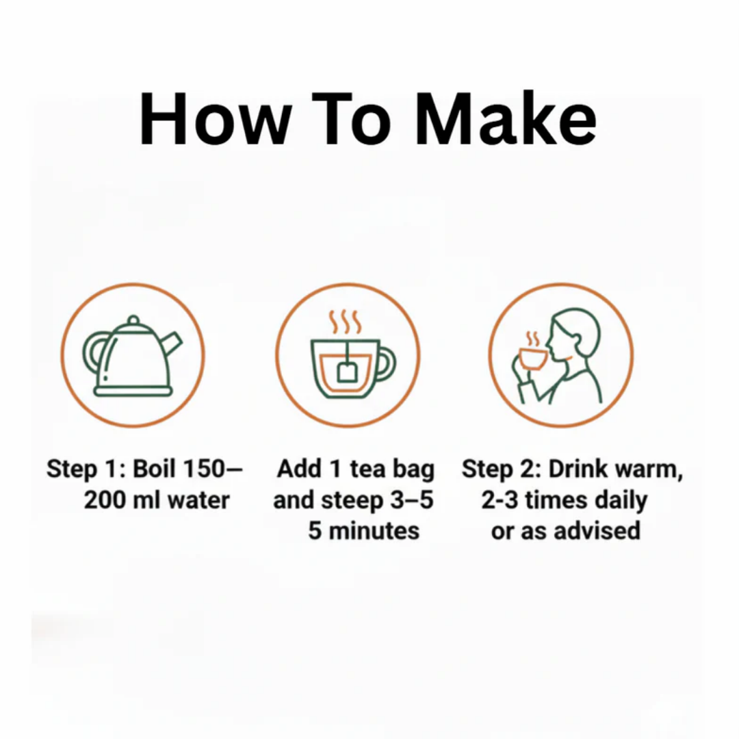 Jaadu Diet Arjuna Heart Tea with Ashwagandha, Shankhpushpi & Brahmi - Natural Support for Heart Health, Blood Pressure, Cholesterol & Circulation | 30 Premium Tea Bags