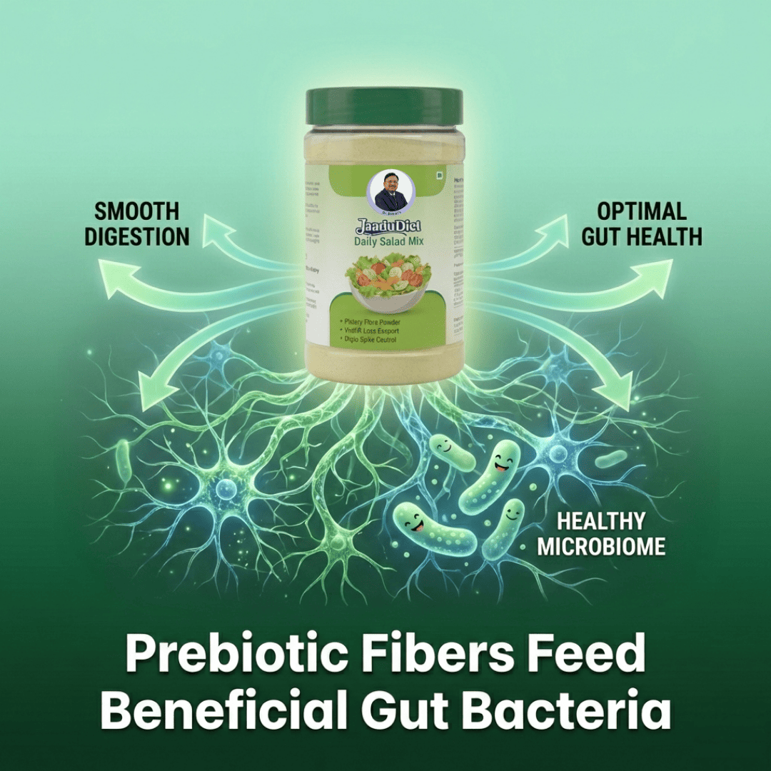 Dr Bimal's Jaadu Diet Daily Salad Mix - Ajwain Jeera Flavor | 300g (30 Servings)