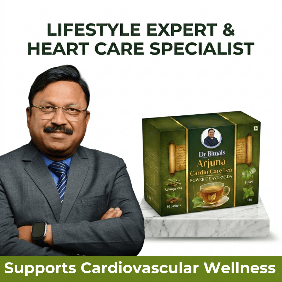 Jaadu Diet Arjuna Heart Tea with Ashwagandha, Shankhpushpi & Brahmi | 50 Tea Bags