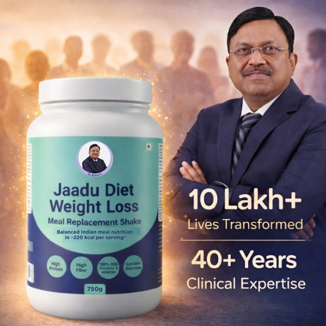 Jaadu Diet Weight Loss Meal Replacement Shake - 750g Pack | Clinically Formulated by Dr. Bimal Chhajer