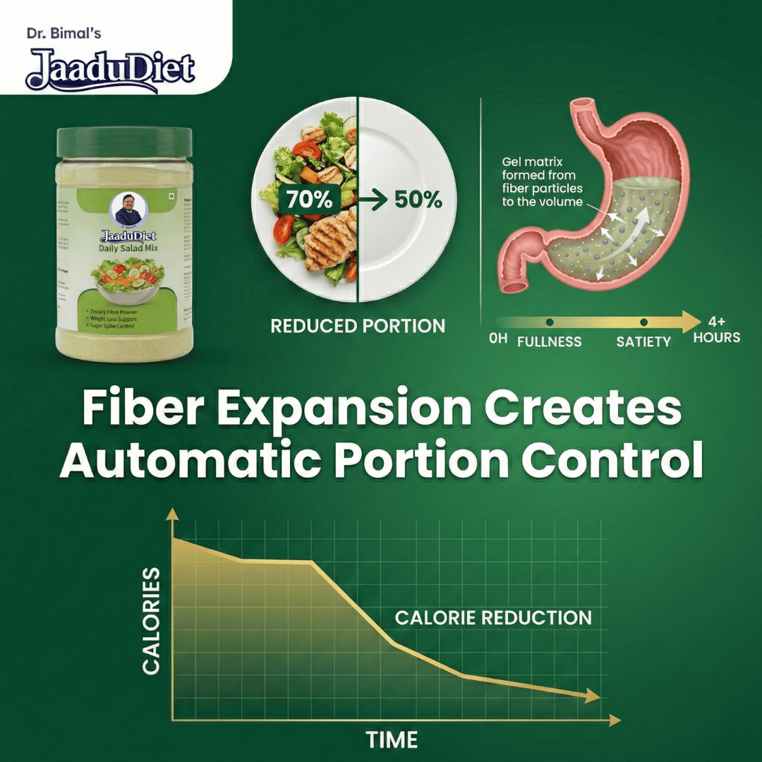 Dr Bimal's Jaadu Diet Daily Salad Mix - Ajwain Jeera Flavor | 300g (30 Servings)