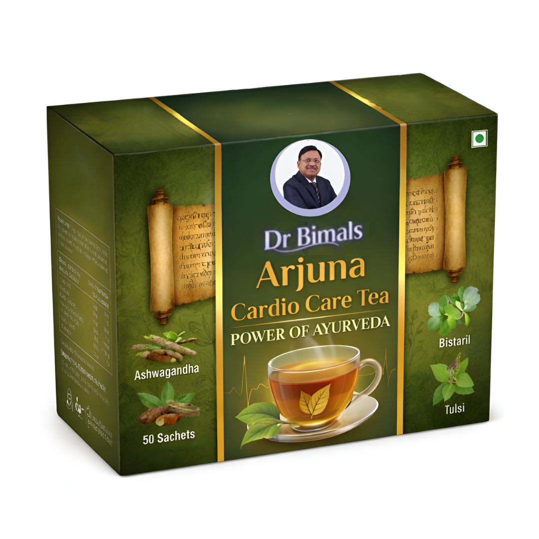 Jaadu Diet Arjuna Heart Tea with Ashwagandha, Shankhpushpi & Brahmi | 50 Tea Bags