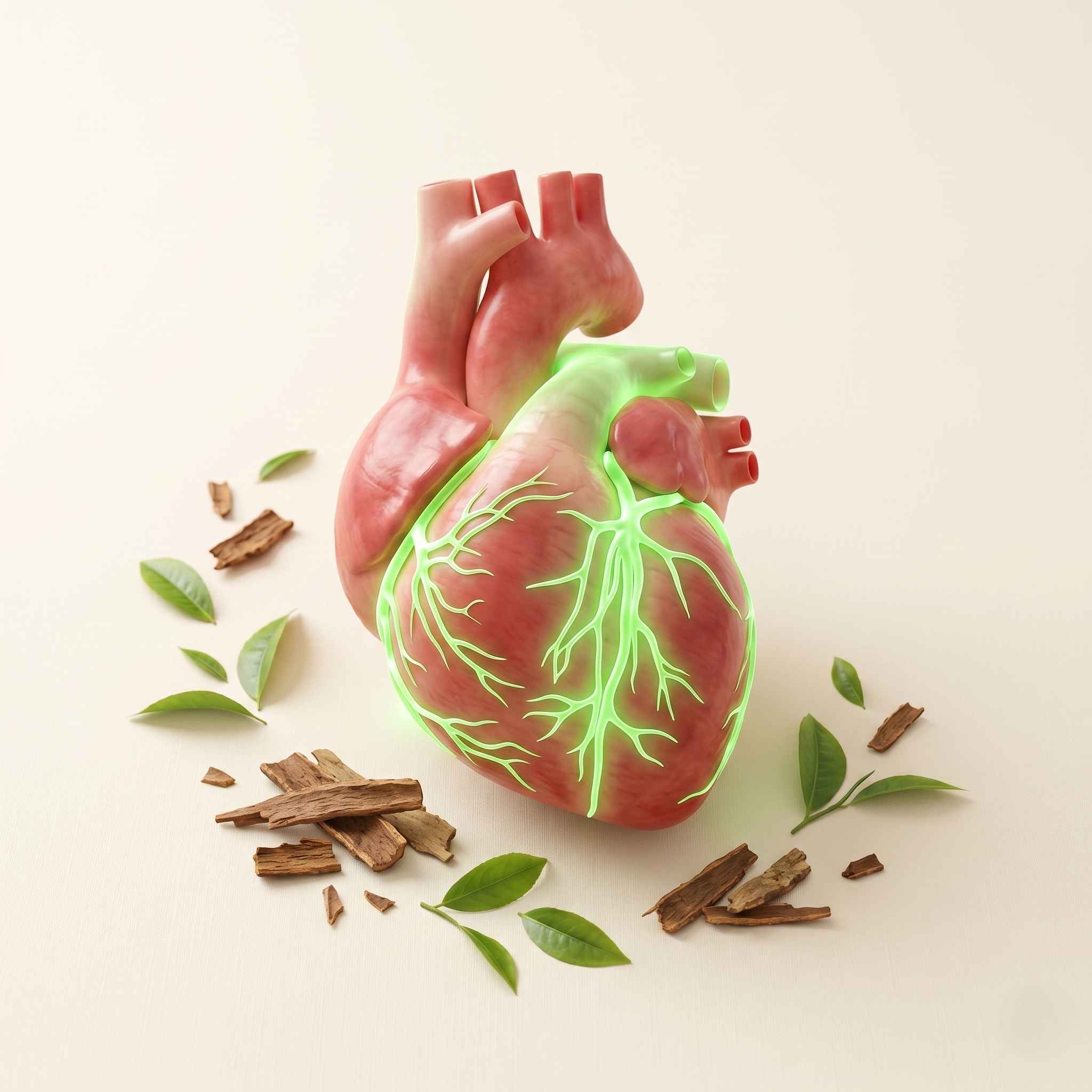 Strengthens Heart|Supports healthy heart function with Arjuna bark