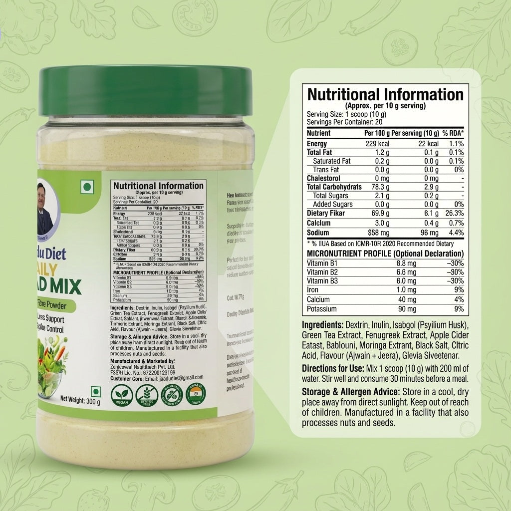 Daily Salad Mix | 300 Grams Pack | Ajwain Jeera Flavor