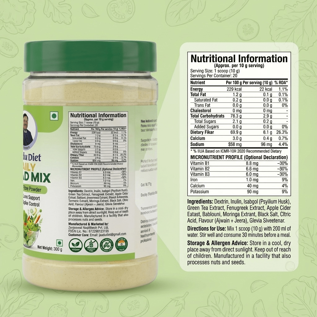 Daily Salad Mix | 300 Grams Pack | Ajwain Jeera Flavor